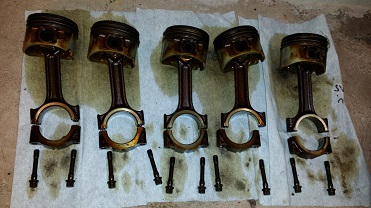 B5254T kolvar & vevstakar.